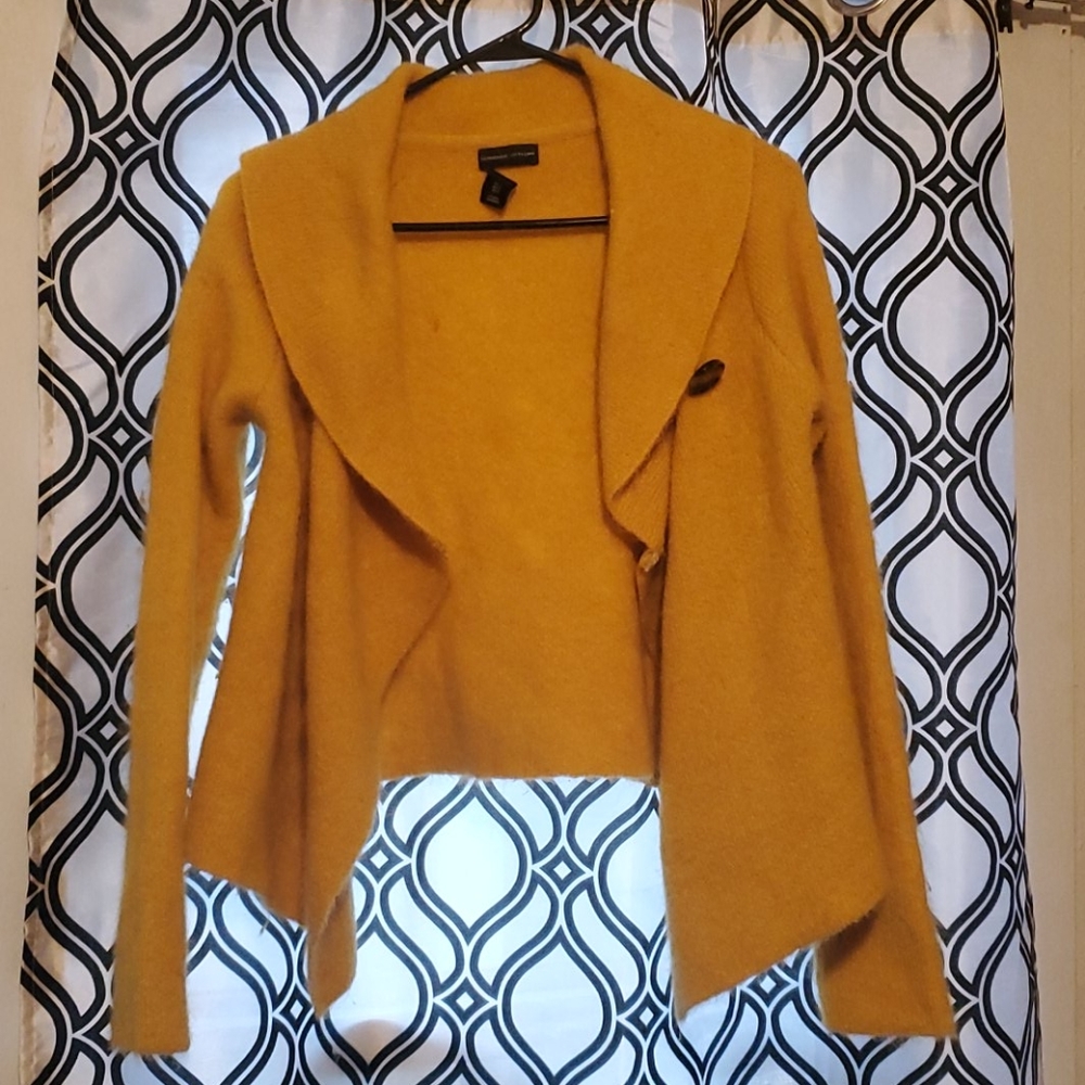 One-Button Collared Cardigan - image 2